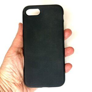 Miracase iPhone Black Plain Silicone Case for iPhone SE / iPhone 8 / iPhone 7